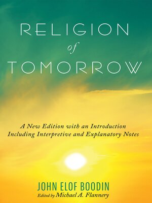 cover image of Religion of Tomorrow